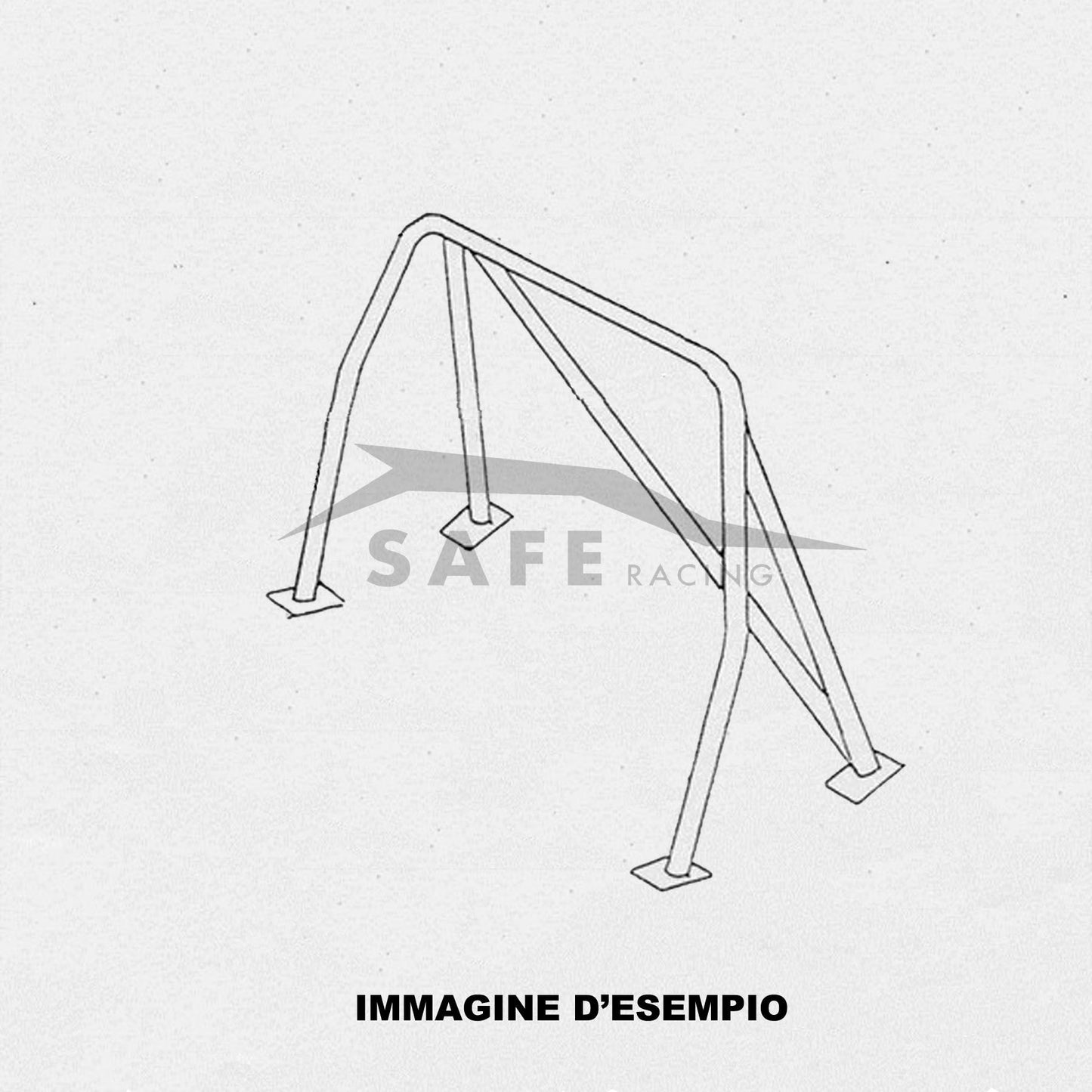 Roll-Bar FIA-J Opel Corsa B (con smontaggio cruscotto)