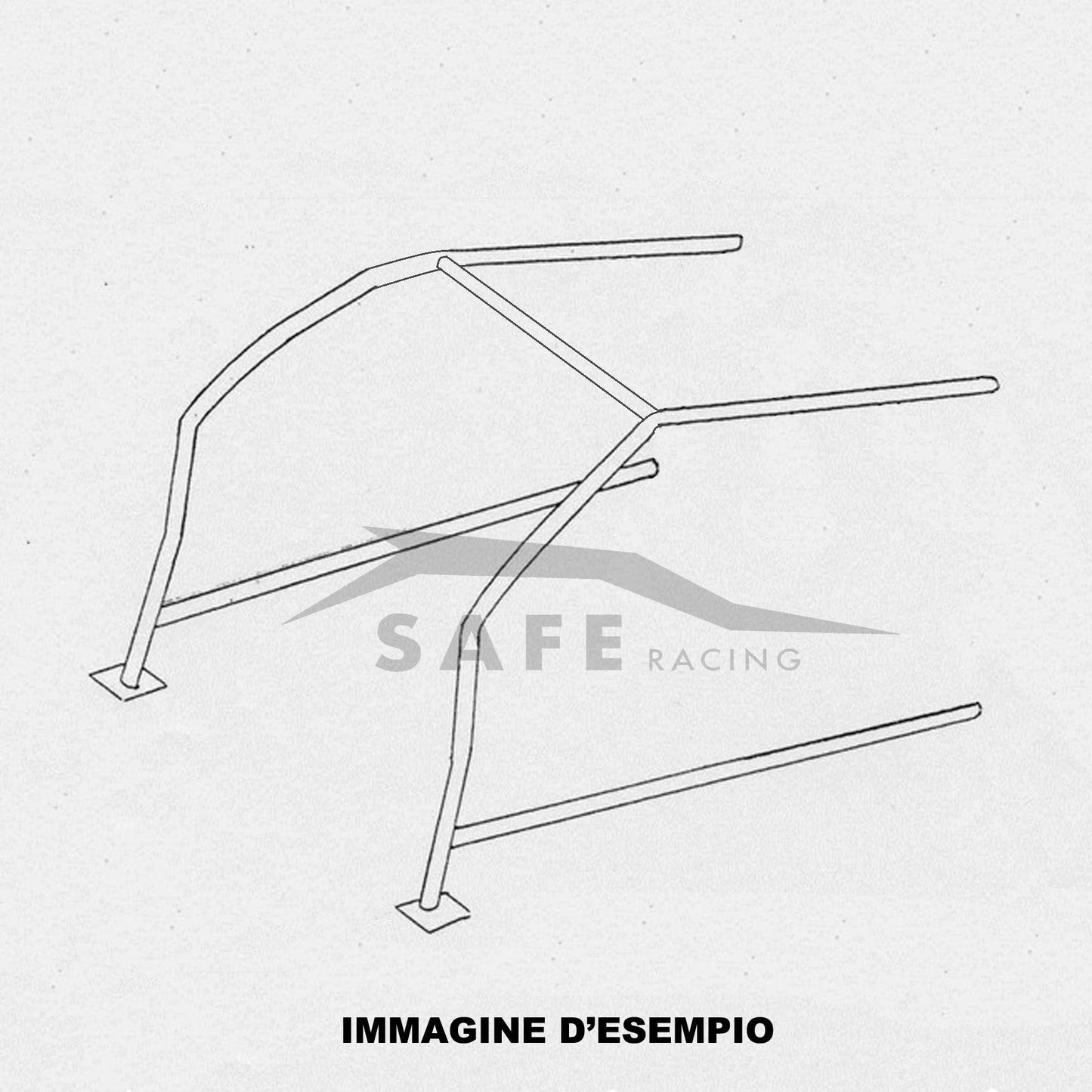 Roll-Bar FIA-J Opel Corsa B (con smontaggio cruscotto)