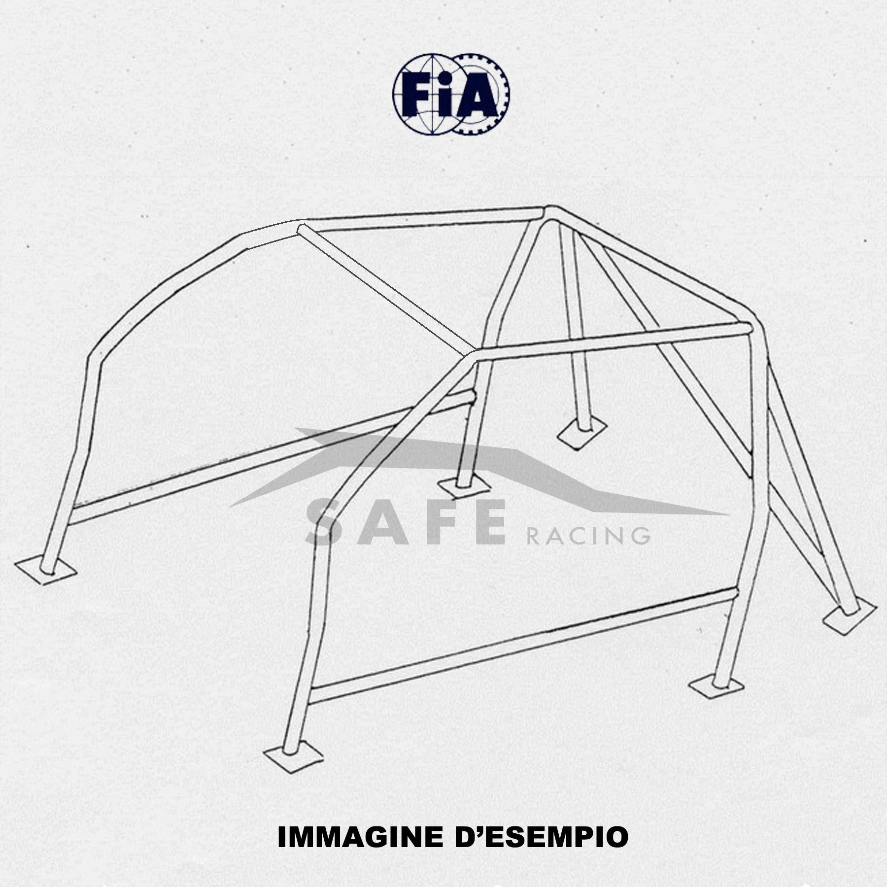 Roll-Bar FIA-J Lancia Delta – Safe Racing